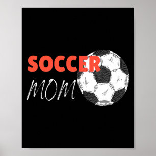 Affiche Maman de footballeur Vintage Football 4 T Shirt 