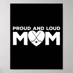 Affiche Maman de hockey sur gazon