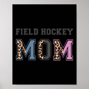Affiche Maman de hockey sur gazon Drôle Cadeau pour amateu