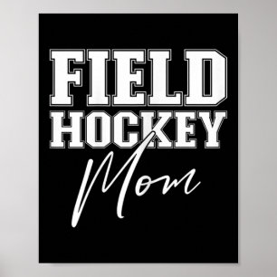 Affiche Maman de hockey sur gazon féminin _1