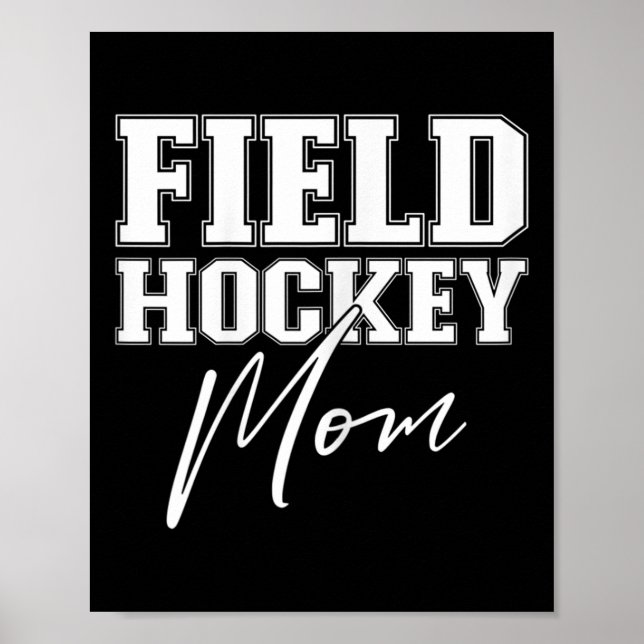 Affiche Maman de hockey sur gazon féminin _1 (Devant)