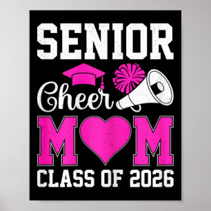 Affiche Maman de meneuse de claque senior classe de 2026 r