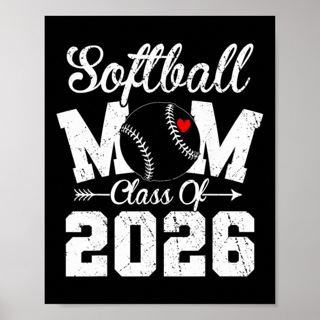 Affiche Maman drôle de senior Softll de la promotion 2026  (Devant)