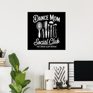 Affiche Maman du club social de maman de danse