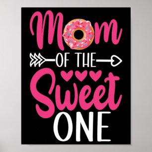 Affiche Maman du donut saupoudré de sucre