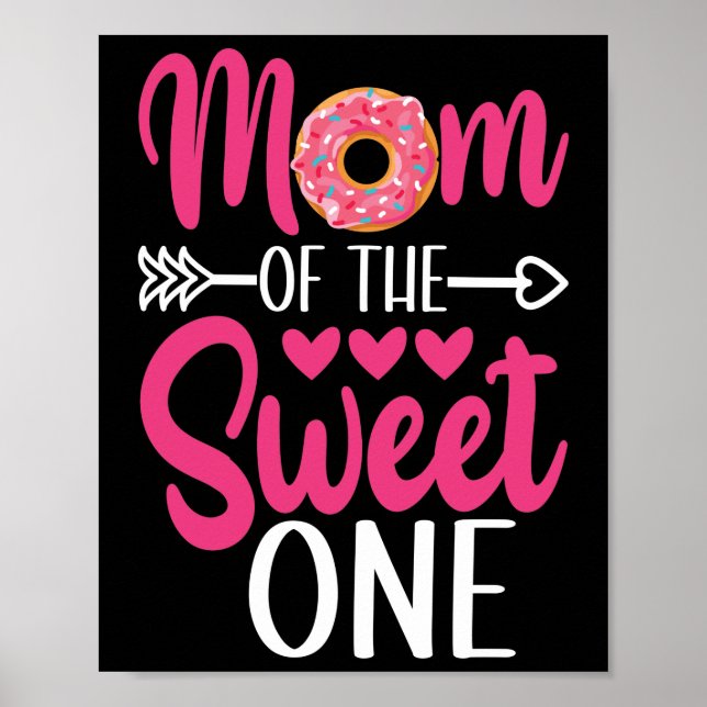 Affiche Maman du donut saupoudré de sucre (Devant)