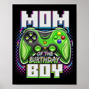 Affiche Maman du garçon d'anniversaire correspondant jeu v