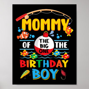 Affiche Maman du gros un pêche 1er anniversaire Ofishall