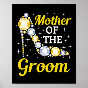 Affiche Maman du marié Mariage Baby Shower Mère du marié