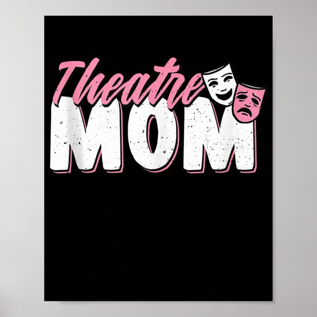 Affiche Maman du théâtre | Aimants intérimaires (Devant)
