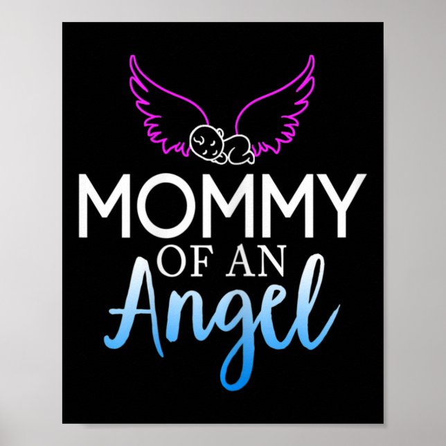 Affiche Maman d'un ange Mois de sensibilisation au Sids (Devant)