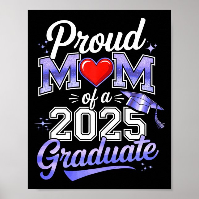 Affiche Maman d'un diplômé de 2025 mère de la promotion 20 (Devant)