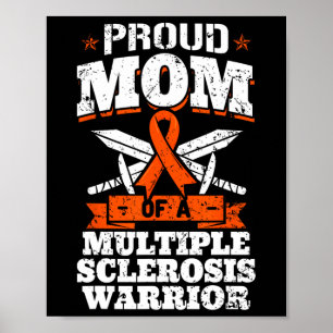 Affiche Maman D'Un Guerrier De Sclérose En Plain Mme Ribbo
