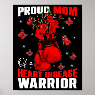 Affiche Maman D'Un Guerrier Du Coeur Boîte De Sensibilisat