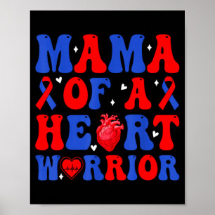Affiche Maman d'un guerrier du cœur malformation cardiaque