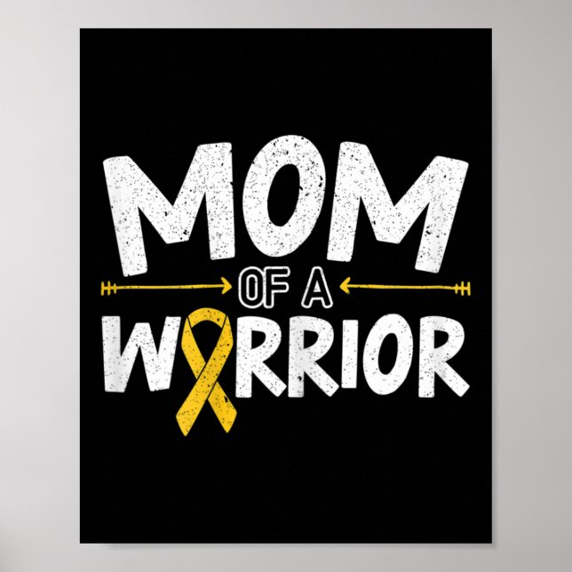 Affiche Maman D'Un Guerrier Mois De Sensibilisation Au Can (Devant)