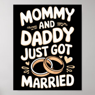 Affiche Maman Et Papa Se Sont Mariés