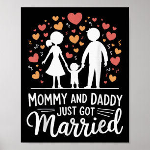 Affiche Maman Et Papa Vient De Se Marier _3