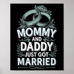 Affiche Maman Et Papa Vient De Se Marier _5