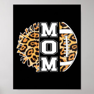 Affiche Maman Fière de Footb et de Cheerleading Cheer Mama