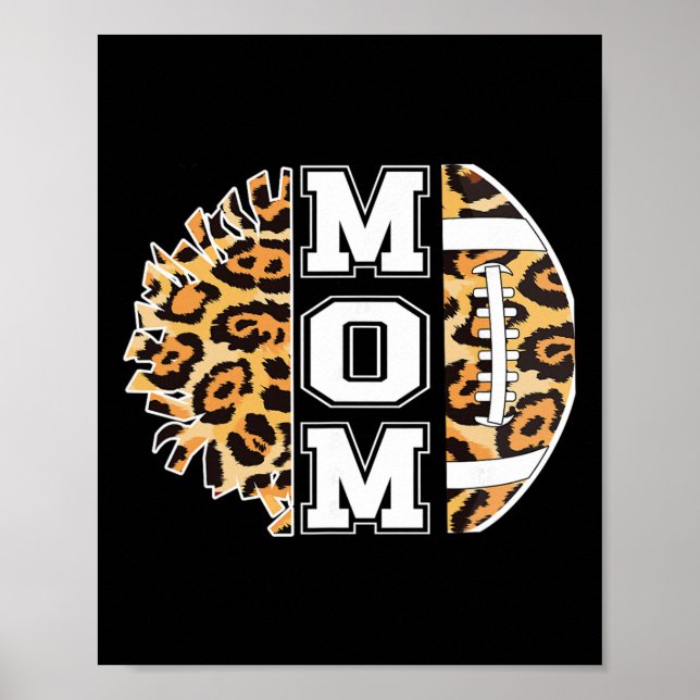 Affiche Maman Fière de Footb et de Cheerleading Cheer Mama (Devant)