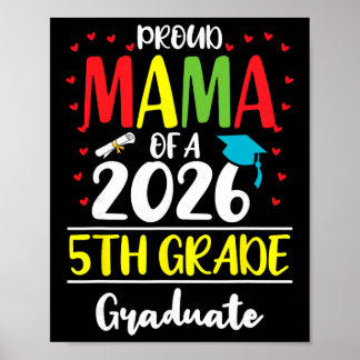 Affiche Maman fière drôle d'un élève de la promotion 2026