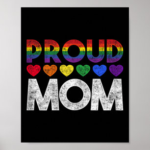Affiche Maman fière Lgbt