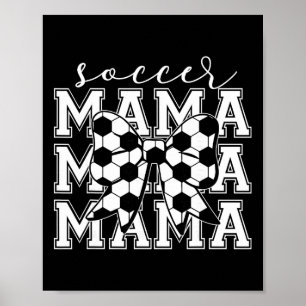 Affiche Maman foot Rétro Groovy Foot Douce Maman 