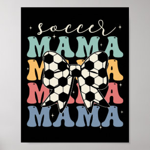 Affiche Maman foot Rétro Groovy Foot Douce Maman _1