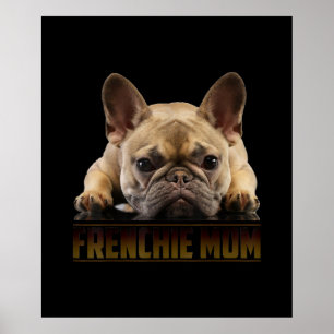 Affiche maman frenchie   cadeau de maman bulldog