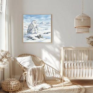 Affiche Maman Harfang des neiges et la nurserie des Owlets