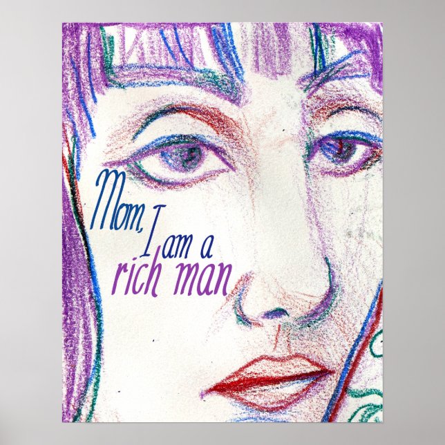 Affiche Maman je suis un homme riche (Devant)