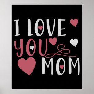 Affiche Maman - Je t'aime maman