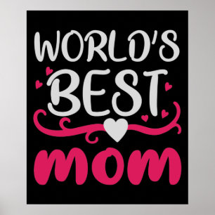 Affiche Maman - Meilleure maman du monde