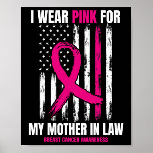 Affiche Maman Mère En Droit Conscience Du Cancer Du Sein A