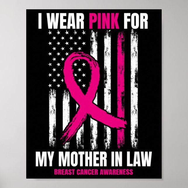 Affiche Maman Mère En Droit Conscience Du Cancer Du Sein A (Devant)