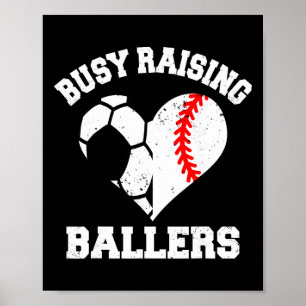 Affiche Maman occupée à élever les Byllers Football Byseby