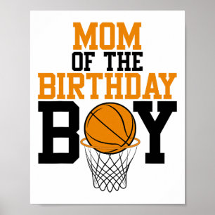 Affiche Maman Of The Birthday Boy Sketll Family Birthday