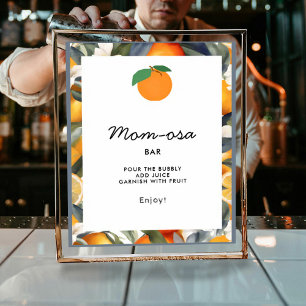 Affiche Maman-osa A Little Cutie est sur le chemin Baby sh