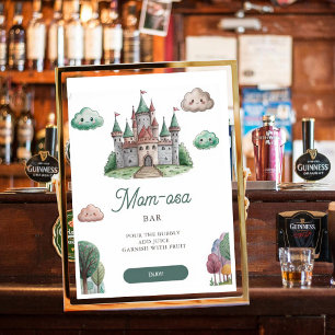 Affiche Maman-osa Il était une fois un Baby shower de chât