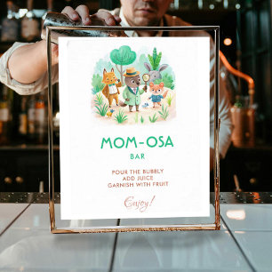 Affiche Maman-osa Petit Explorateur Baby shower détective