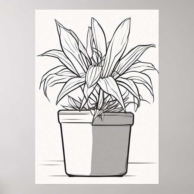 Affiche Maman Plante Jardinage Intérieur Succulentes Pouce (Devant)