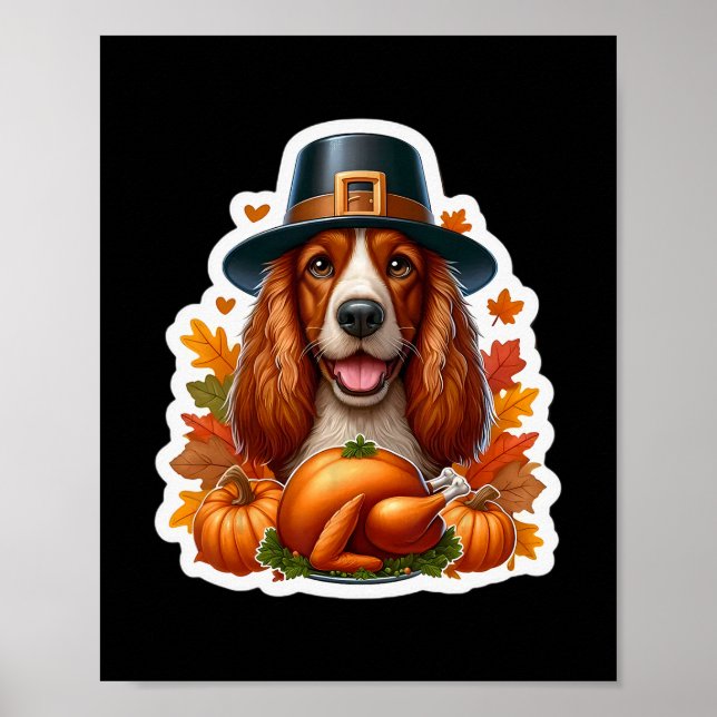 Affiche Maman propriétaire de chien Springer Spaniel gallo (Devant)