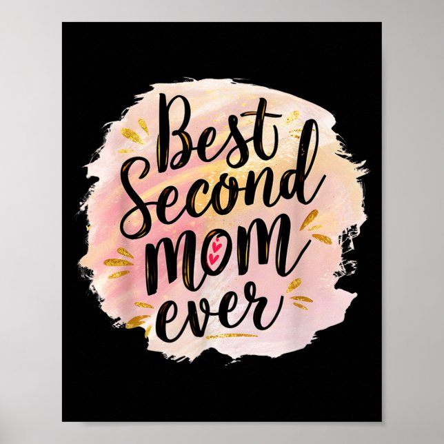 Affiche Maman seconde maman de tous les jours de fête des  (Devant)