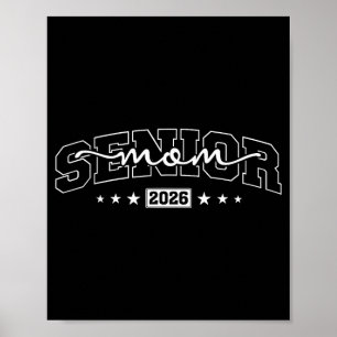 Affiche Maman senior 2026 Maman fière d'une promotion de 2