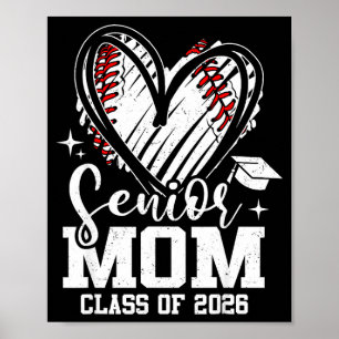 Affiche Maman senior classe de 2026 baseball remise des di