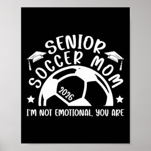 Affiche Maman senior de football drôle 2026 Maman senior d