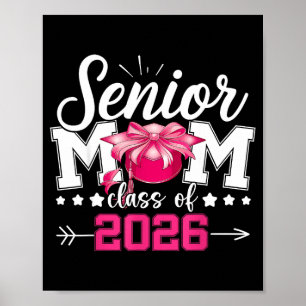 Affiche Maman senior de la promotion 2026 maman fière d'un
