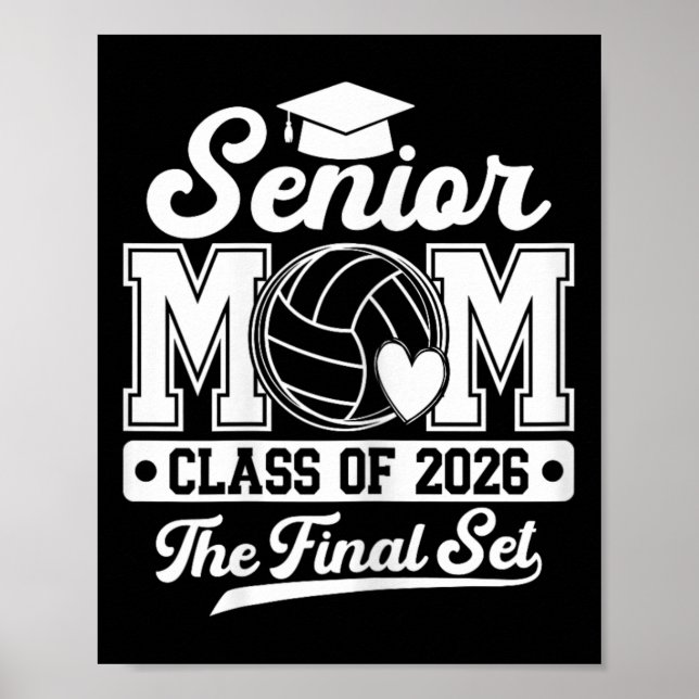 Affiche Maman senior de volley Le dernier set Cl de la pro (Devant)