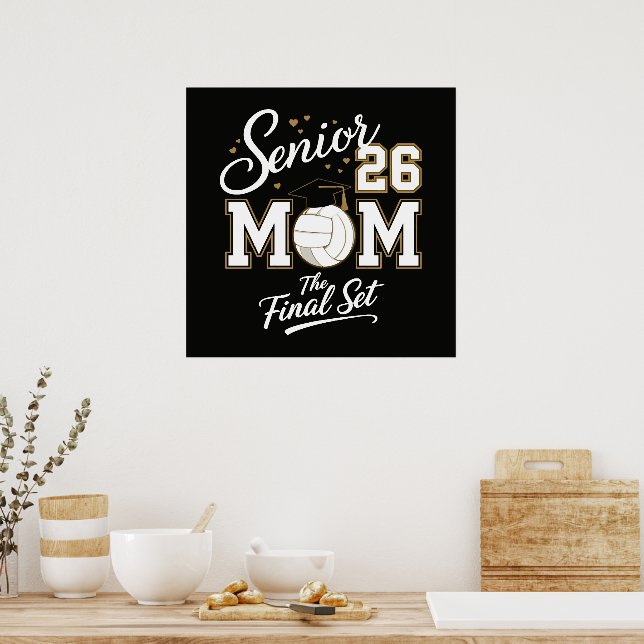 Affiche Maman senior promotion 2026 Volleyball (Cuisine)